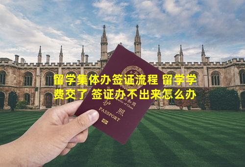 留学集体办签证流程 留学学费交了 签证办不出来怎么办